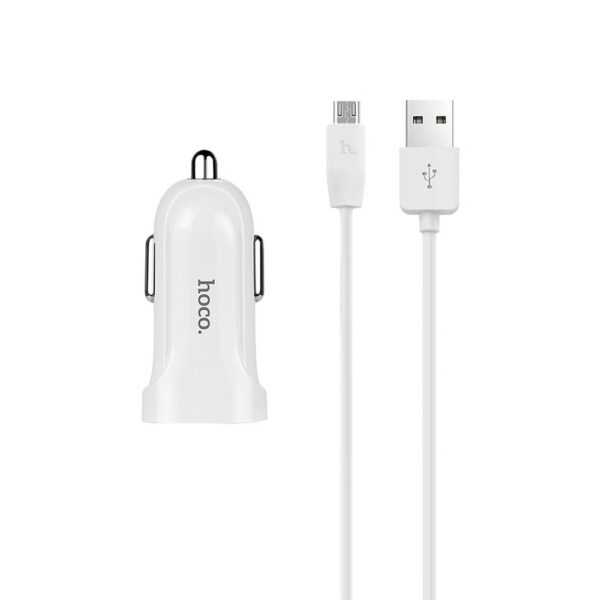 HOCO - iPhone Kfz Ladegerät mit Kabel