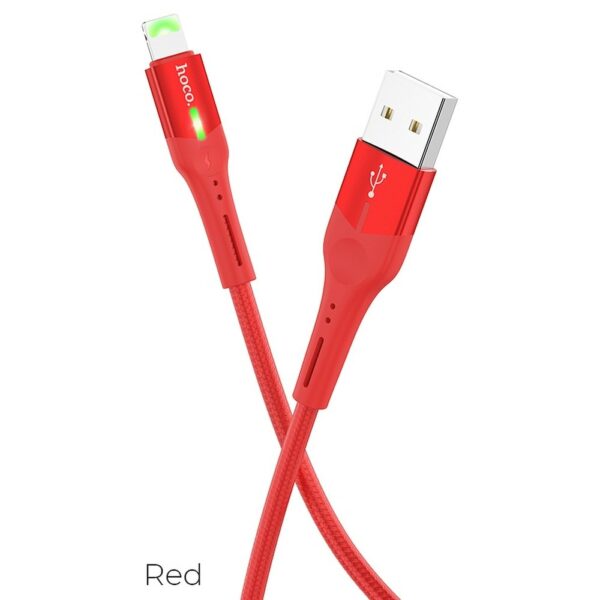 HOCO - Ladekabel iPhone Lightning LED 1,2m