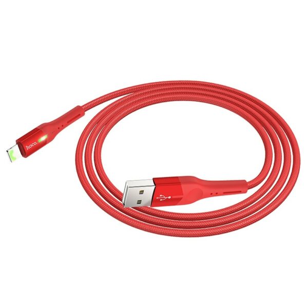HOCO - Ladekabel iPhone Lightning LED 1,2m – Bild 3
