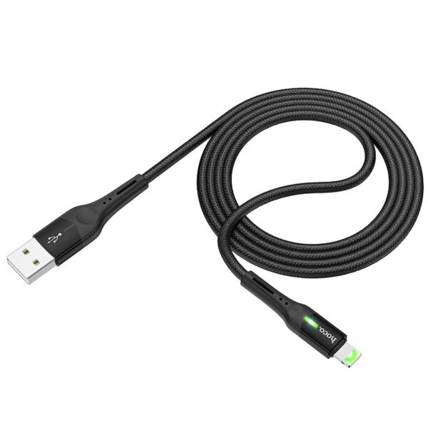 HOCO - Ladekabel iPhone Lightning LED 1,2m – Bild 2