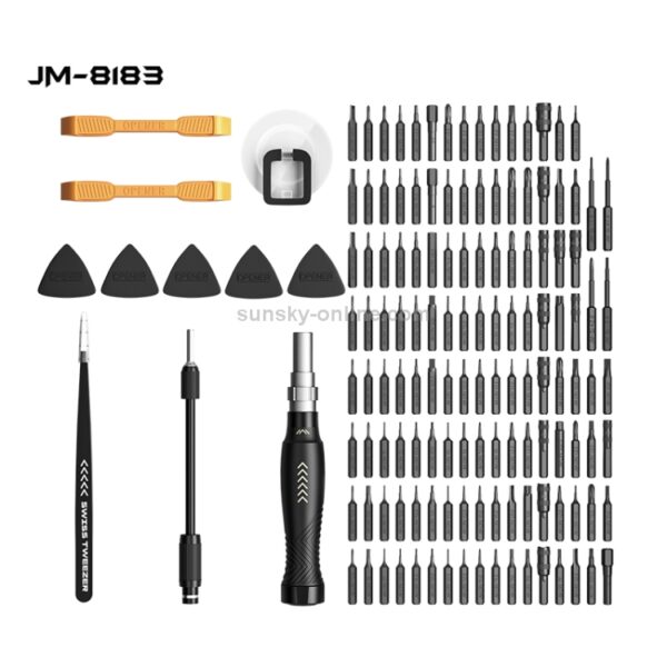 JAKEMY JM-8183 145 in 1 Reparaturset Werkzeug Smartphones Handy Tablet PC Laptop RC – Bild 4