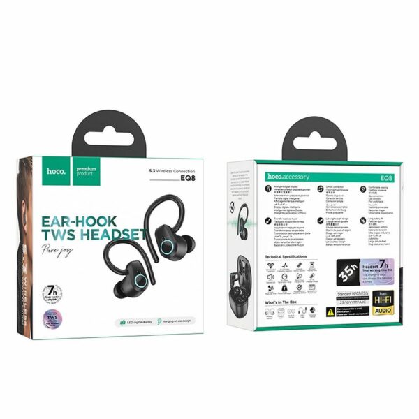 Bluetoothfähiger Stereo-Kopfhörer TWS Pure Joy in-Ear EQ8 Black – Bild 5