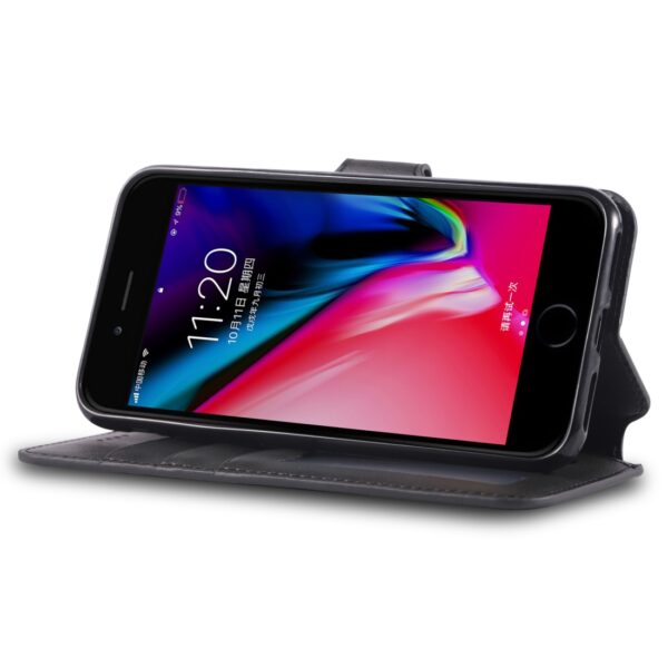 DG.MING iPhone - Klappetui Schwarz – Bild 5