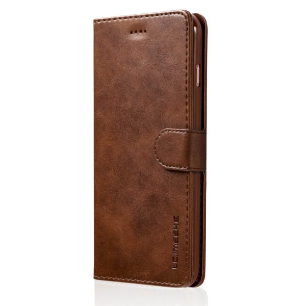 LC.IMEEKE iPhone - Klappetui Leder Braun – Bild 2