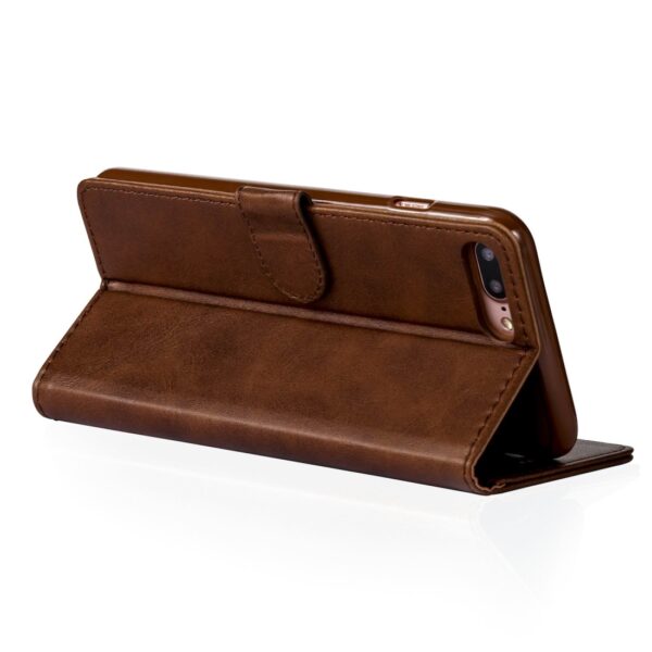 LC.IMEEKE iPhone - Klappetui Leder Braun – Bild 4