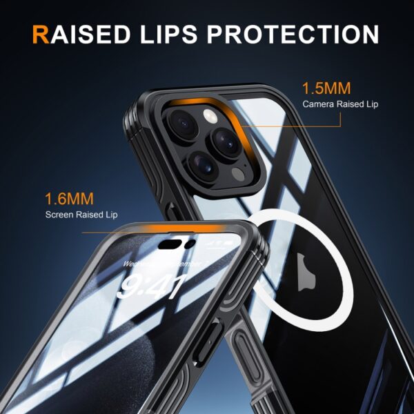 for iPhone 16 Pro Max Outdoor PC + TPU 360° Magsafe Schutzhülle Case – Bild 2