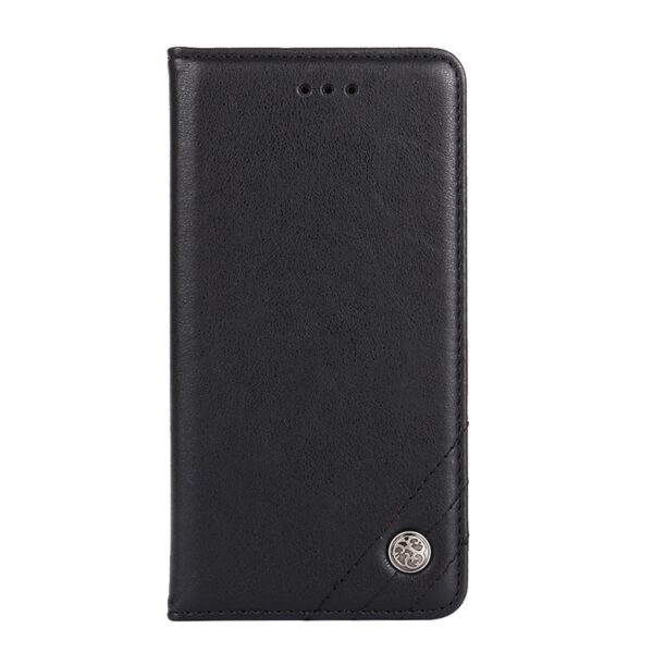Non-Magnetic Retro Samsung - Klappetui Leder Schwarz – Bild 2