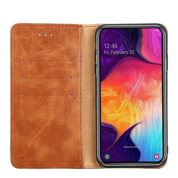 Non-Magnetic Retro Samsung - Klappetui Leder – Bild 3