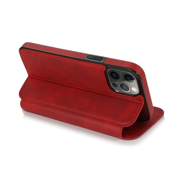 Closure iPhone - Klappetui Leder Rot – Bild 5