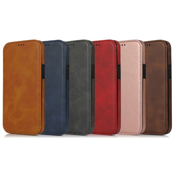 Closure iPhone - Klappetui Leder Hellbraun – Bild 6