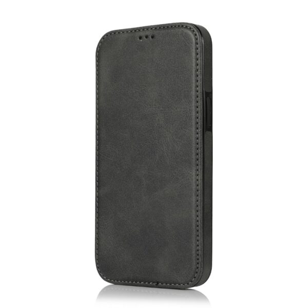 Closure iPhone - Klappetui Leder Schwarz