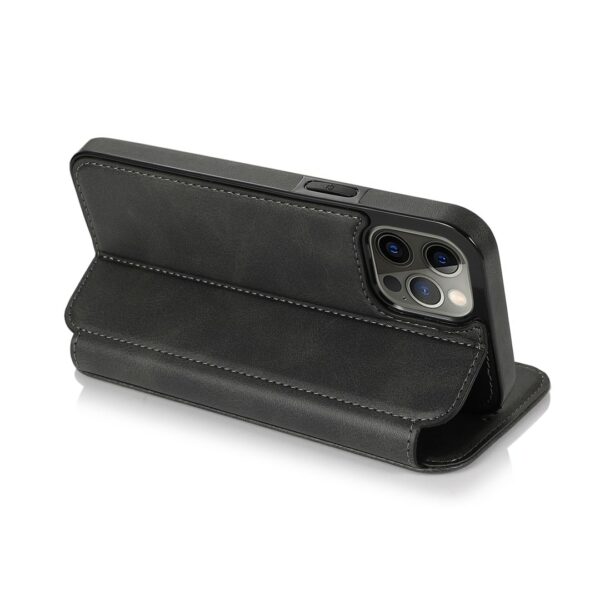 Closure iPhone - Klappetui Leder Schwarz – Bild 5