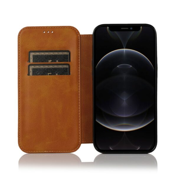 Closure iPhone - Klappetui Leder Hellbraun – Bild 3