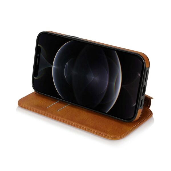 Closure iPhone - Klappetui Leder Hellbraun – Bild 4