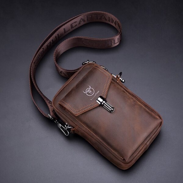 Universal Handytasche BULL CAPTAIN Leder Braun – Bild 2