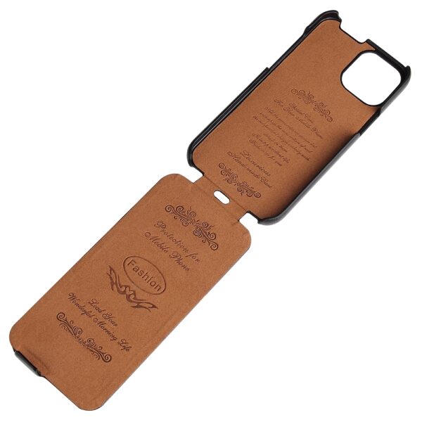 Fierre Shann iPhone - Klappetui Leder Schwarz – Bild 4