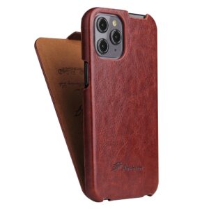 Fierre Shann iPhone - Klappetui Leder Braun