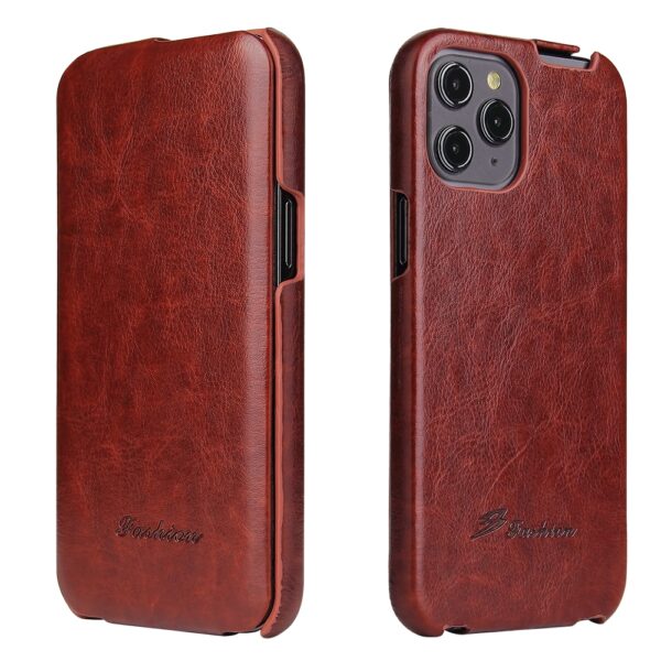 Fierre Shann iPhone - Klappetui Leder Braun – Bild 2