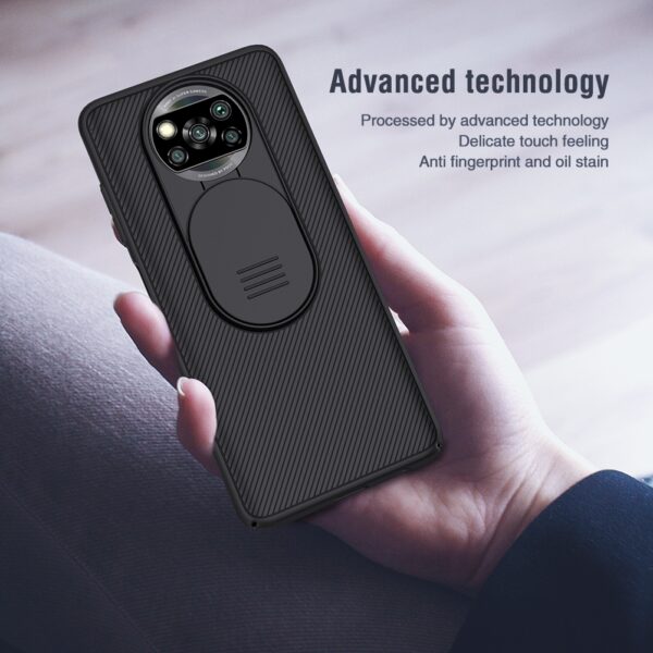 NILLKIN Xiaomi Poco X3 NFC Camshield Schutzhülle Schwarz – Bild 5