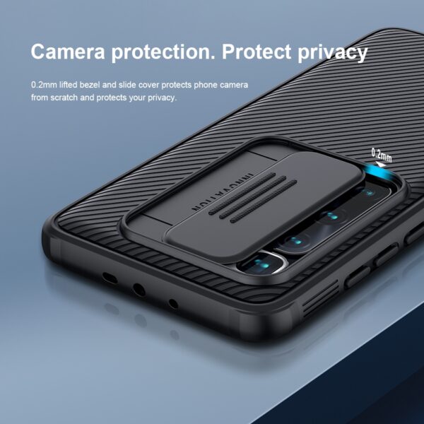NILLKIN Xiaomi Mi 10 Ultra Camshield Schutzhülle Schwarz – Bild 4