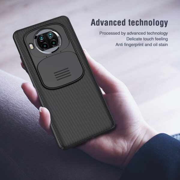 NILLKIN Xiaomi Mi 10T Lite 5G / Redmi Note 9 Pro 5G Camshield Schutzhülle Schwarz – Bild 4