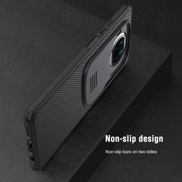 NILLKIN Xiaomi Mi 10T Lite 5G / Redmi Note 9 Pro 5G Camshield Schutzhülle Schwarz – Bild 5