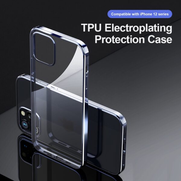 ROCK iPhone 12 / 12 Pro Schutzhülle Blau – Bild 3