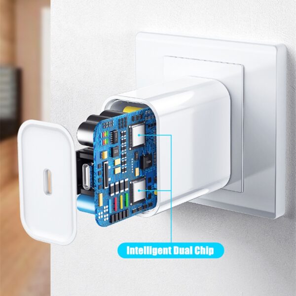 iPhone – Netzladegerät 20 Watt Type-C + lightning Kabel – Bild 3