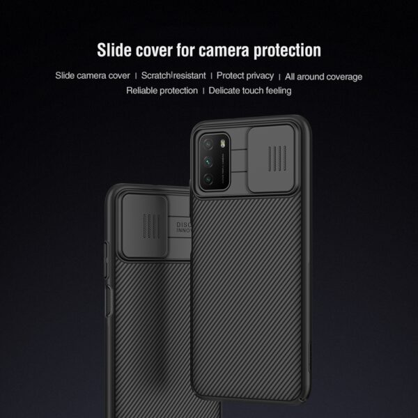 Xiaomi Poco M3 NILLKIN Black Mirror Series PC Camshield Schutzhülle – Bild 2