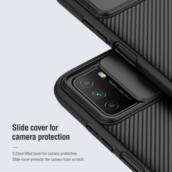 Xiaomi Poco M3 NILLKIN Black Mirror Series PC Camshield Schutzhülle – Bild 3