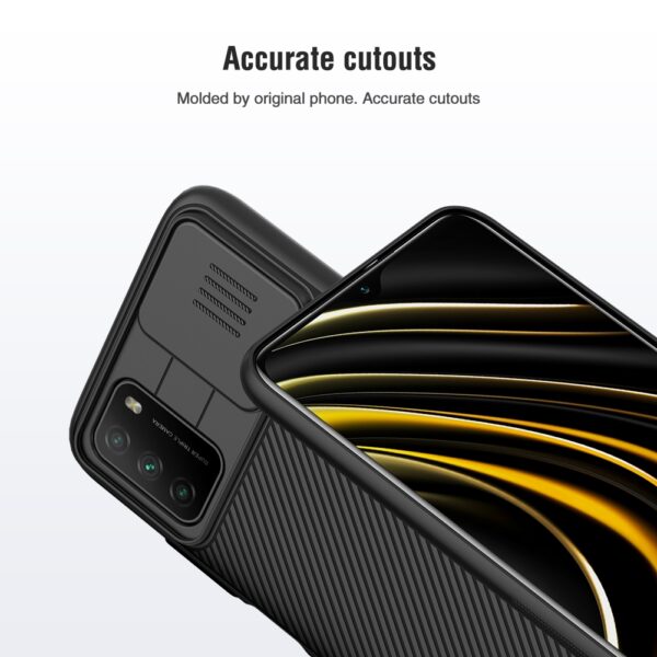 Xiaomi Poco M3 NILLKIN Black Mirror Series PC Camshield Schutzhülle – Bild 5