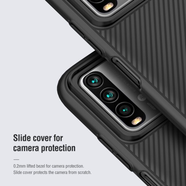 Xiaomi Redmi Note 9 4G / 9 Power NILLKIN Black Mirror Series PC Camshield Schutzhülle – Bild 3