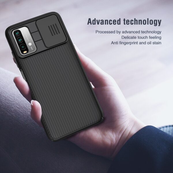 Xiaomi Redmi Note 9 4G / 9 Power NILLKIN Black Mirror Series PC Camshield Schutzhülle – Bild 4