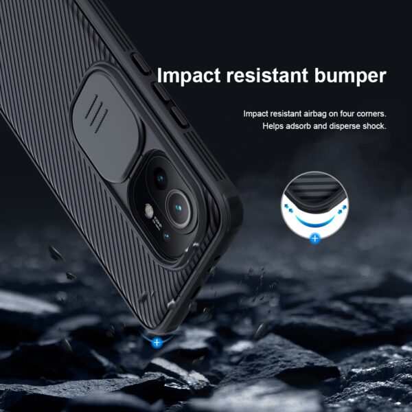 Xiaomi Mi 11 NILLKIN CamShield Pro Series Schutzhülle Blau – Bild 4