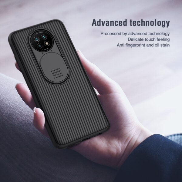 Xiaomi Note 9 5G / Note 9T NILLKIN Black Mirror Series PC Camshield Schutzhülle – Bild 4