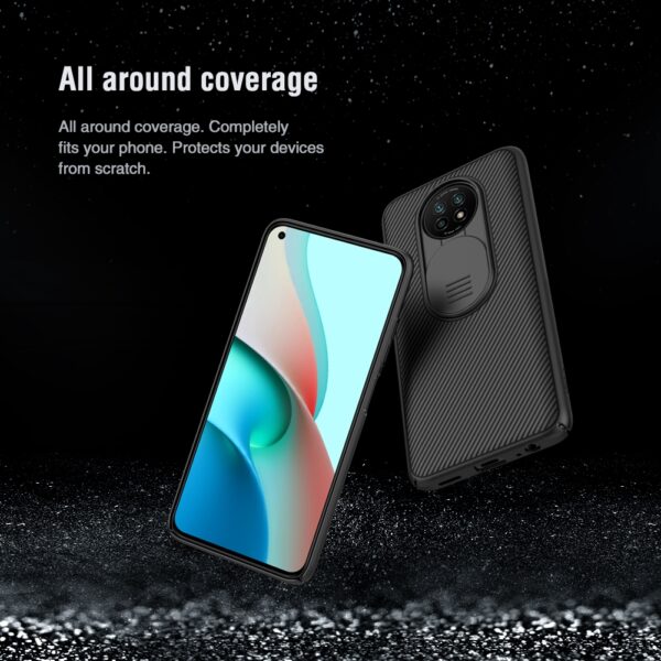 Xiaomi Note 9 5G / Note 9T NILLKIN Black Mirror Series PC Camshield Schutzhülle – Bild 7