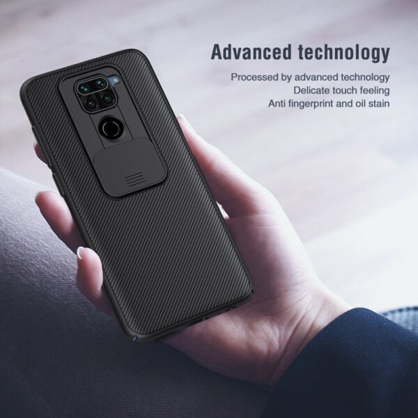 Xiaomi Redmi 10X 4G / Note 9 NILLKIN Black Mirror Series Camshield Schutzhülle – Bild 5