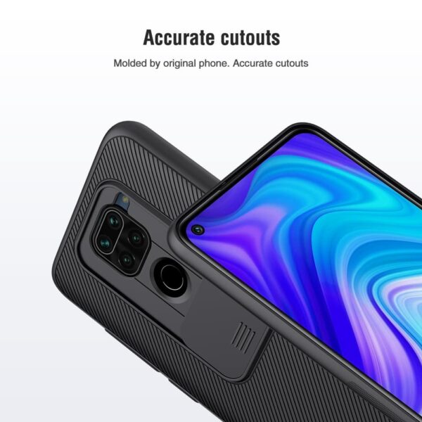 Xiaomi Redmi 10X 4G / Note 9 NILLKIN Black Mirror Series Camshield Schutzhülle – Bild 6