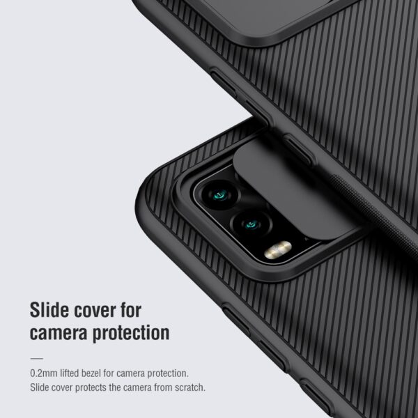 Xiaomi Mi 10 Lite NILLKIN Black Mirror Series Camshield Schutzhülle – Bild 4