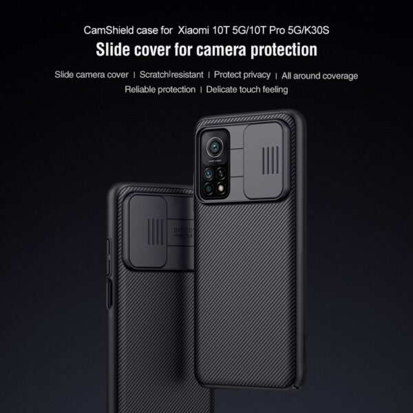 Xiaomi 10T 5G / 10T Pro 5G / K30s NILLKIN Black Mirror Series PC Camshield Schutzhülle – Bild 2