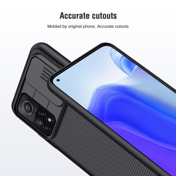 Xiaomi 10T 5G / 10T Pro 5G / K30s NILLKIN Black Mirror Series PC Camshield Schutzhülle – Bild 5