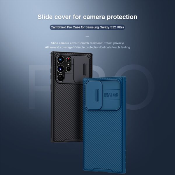 Für Samsung Galaxy S22 Ultra 5G NILLKIN Pro Series Camshield Schutzhülle/Case – Bild 4