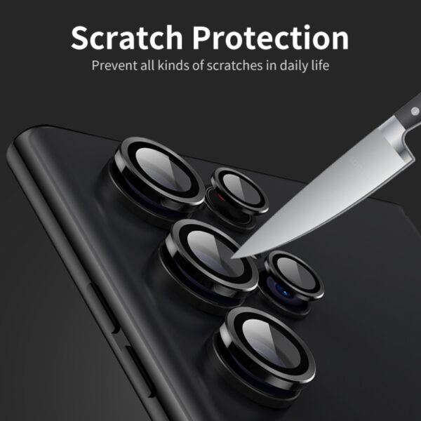 Für Samsung Galaxy S23 Ultra 5G Rear Lens Aluminium Kamera Schutz Glas Grün – Bild 2