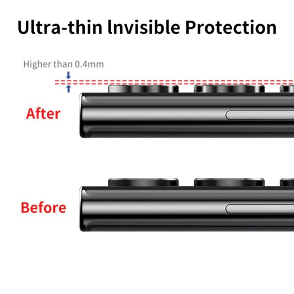 Für Samsung Galaxy S23 Ultra 5G Rear Lens Aluminium Kamera Schutz Glas Grün – Bild 7