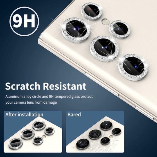 Für Samsung Galaxy S23 Ultra 5G Rear Lens Aluminium Kamera Schutz Glas Grün – Bild 5