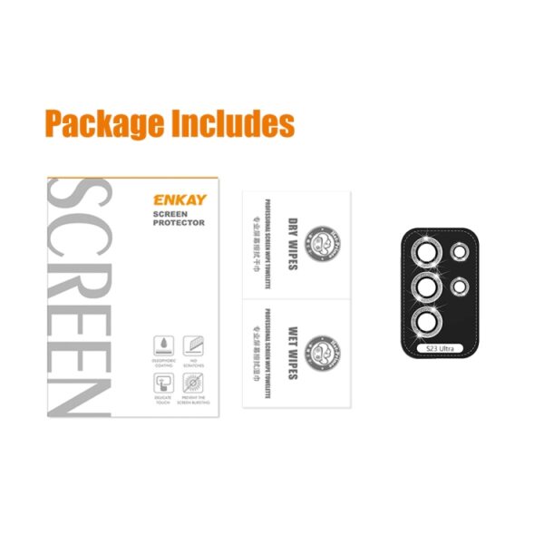 Für Samsung Galaxy S23 Ultra 5G Rear Lens Aluminium Kamera Schutz Glas Grün – Bild 8