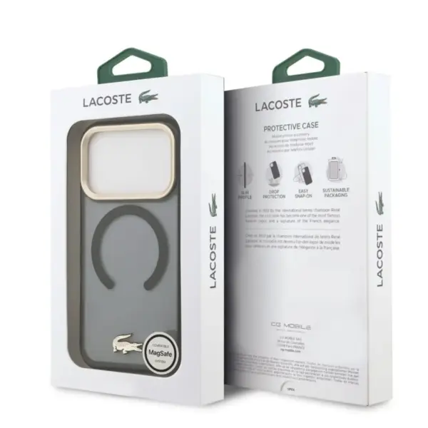 Lacoste for iPhone 17 Pro Max Smartphone Crocodile Magsafe Schutzhülle – Bild 4
