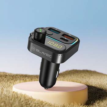 Transmitter FM Flash TR-01 MP3, Bluetooth - 2xUSB + Typ C 36W Kfz Ladegerät – Bild 4