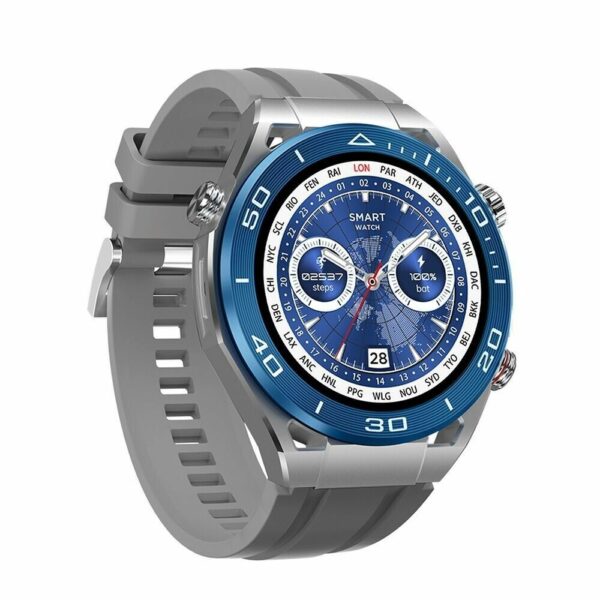 Smartwatch Hoco Y16 Smart Sport Watch (Call Funktion) iOS devices and Android Silber/Blau