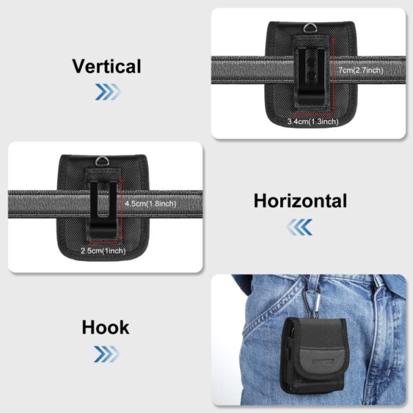 Universal Für Samsung Galaxy Z Flip3/4/5 Oppo Find Motorola Gürteltasche Schutzhülle/Case – Bild 5